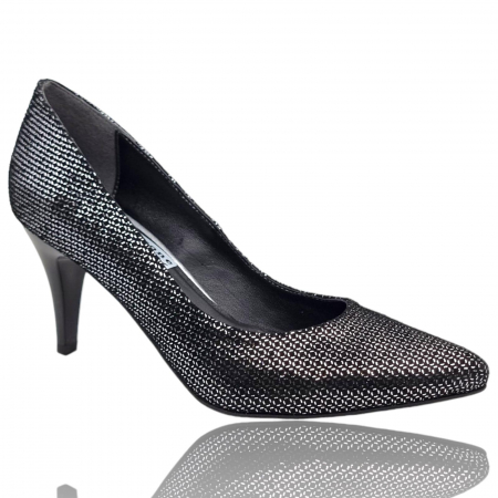 Pantofi Damă Eleganți Din Piele Naturală Neagră Glit 3287 [4]