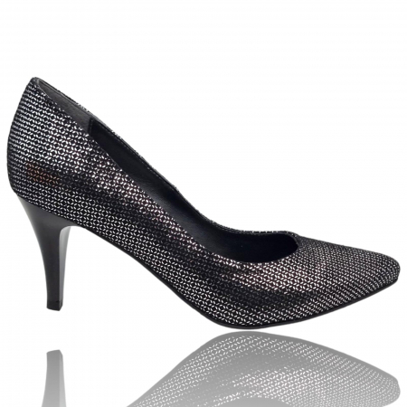 Pantofi Eleganti Pentru Femei - Pantofi Damă Eleganți Din Piele Naturală Neagră Glit 3287