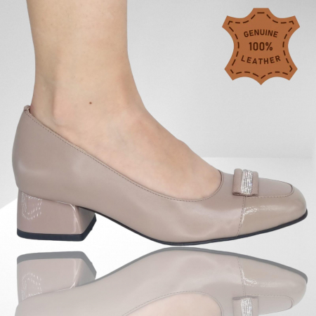 Pantofi Eleganti Pentru Femei - Pantofi Damă Eleganți Din Piele Naturală 3297