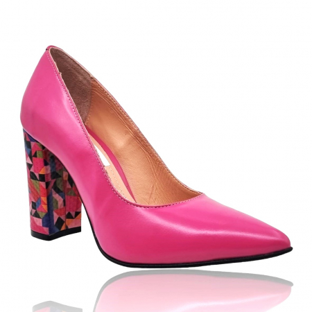Pantofi cu Toc - Pantofi Damă Eleganți Din Piele Naturală 16101