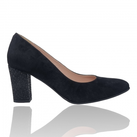 Pantofi Eleganti Pentru Femei - Pantofi Damă Eleganți Din Piele Naturală Neagră 3149