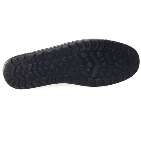 Pantofi Bărbați Din Piele Naturală Perforată Neagră 317 [3]