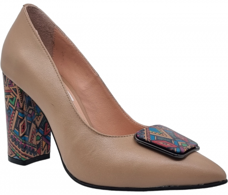 Pantofi Eleganti Pentru Femei - Pantofi Damă Eleganți Din Piele Naturală  3114