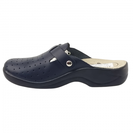 Saboți Sanitari Damă Din Piele Naturală Blue 7003 [2]
