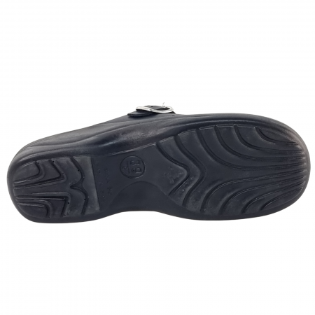 Saboți Sanitari Damă Din Piele Naturală Blue 7003 [1]