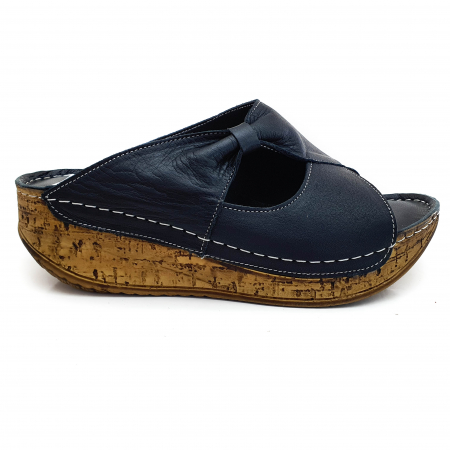 Sandale Damă Casual Confort Din Piele Naturală Neagră 6146 [1]
