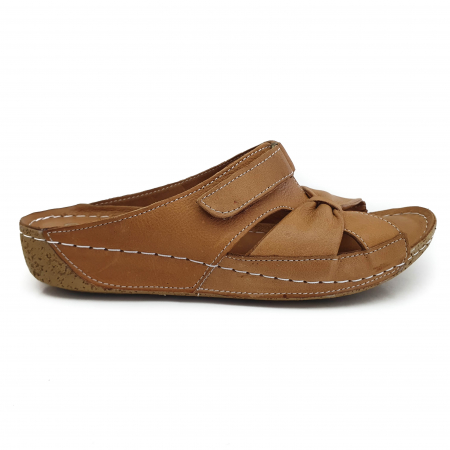 Sandale Damă Casual Confort Din Piele Naturală Maro 6117 [1]