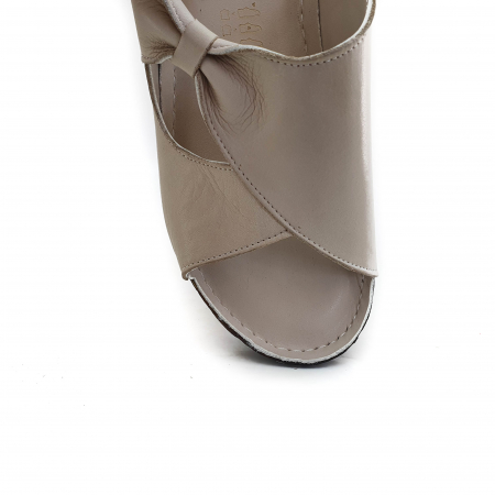 Sandale Damă Casual Confort Din Piele Naturală Bej 6147 [3]