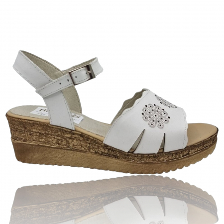 Sandale Casual Pentru Femei - Sandale Damă Din Piele Naturală 6234