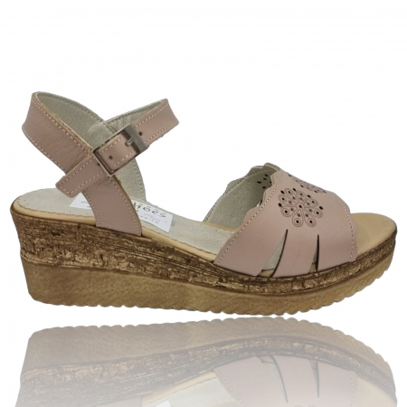 Sandale Casual Pentru Femei - Sandale Damă Din Piele Naturală 6235