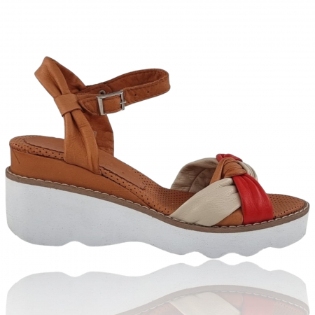 Sandale Casual Pentru Femei - Sandale Damă Din Piele Naturală 6238