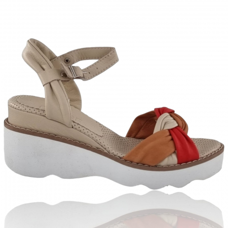 Sandale Casual Pentru Femei - Sandale Damă Din Piele Naturală 6240