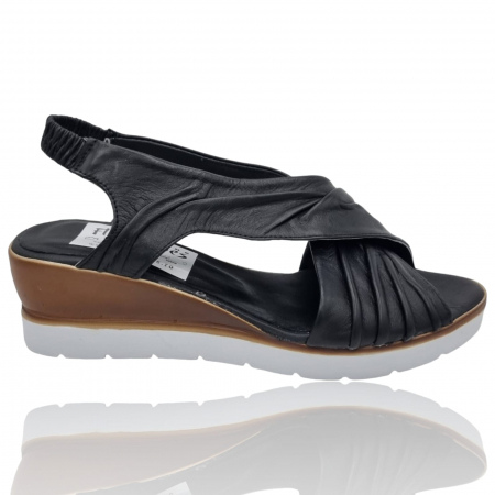 Sandale Casual Pentru Femei - Sandale Damă Din Piele Naturală 6245