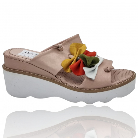 Sandale Casual Pentru Femei - Sandale Damă Din Piele Naturală 6246