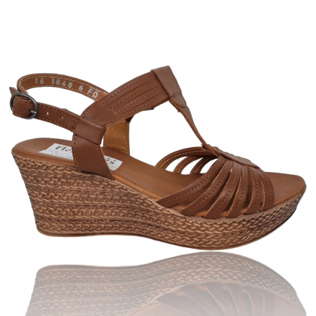 Sandale Casual Pentru Femei - Sandale Damă Din Piele Naturală 6250