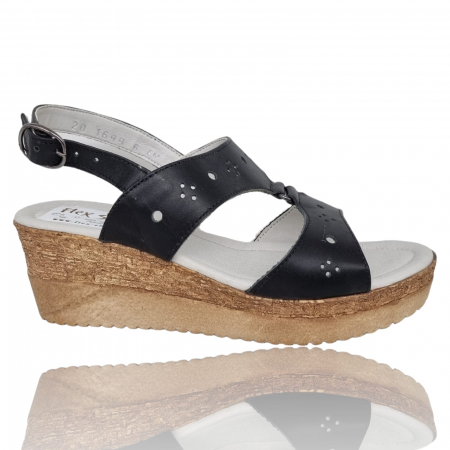 Sandale Casual Pentru Femei - Sandale Damă Din Piele Naturală 6255