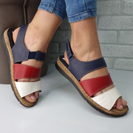Sandale pentru femei, din piele naturala, culoare TOMY, COD-1431 [0]