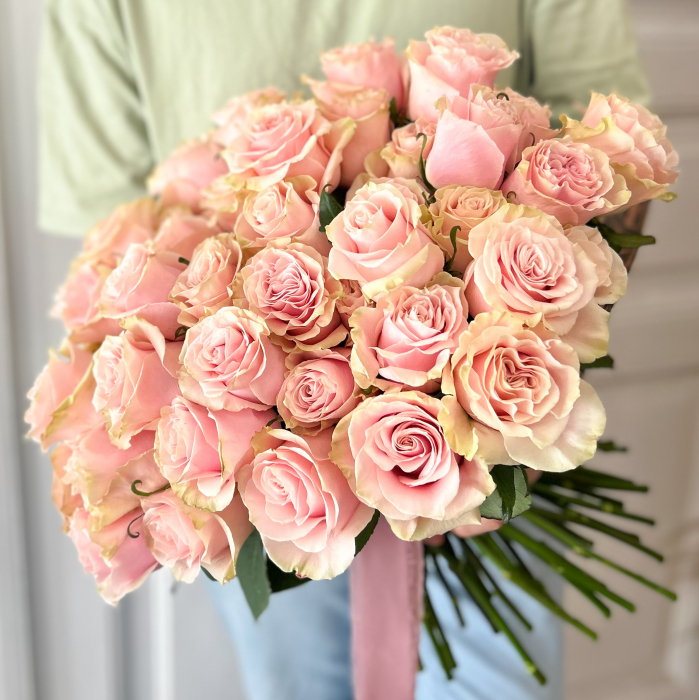 Buchet trandafiri roz [3]
