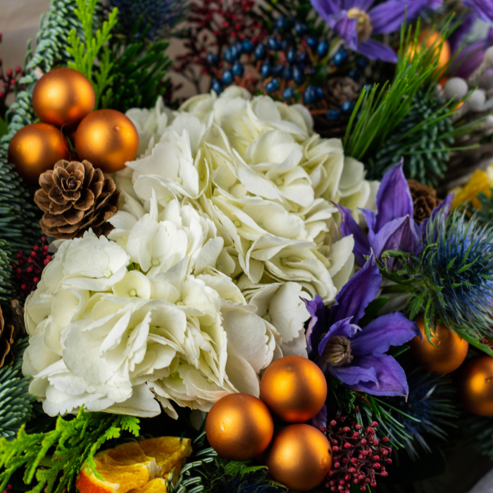 Buchet de iarna cu Hortensie [2]