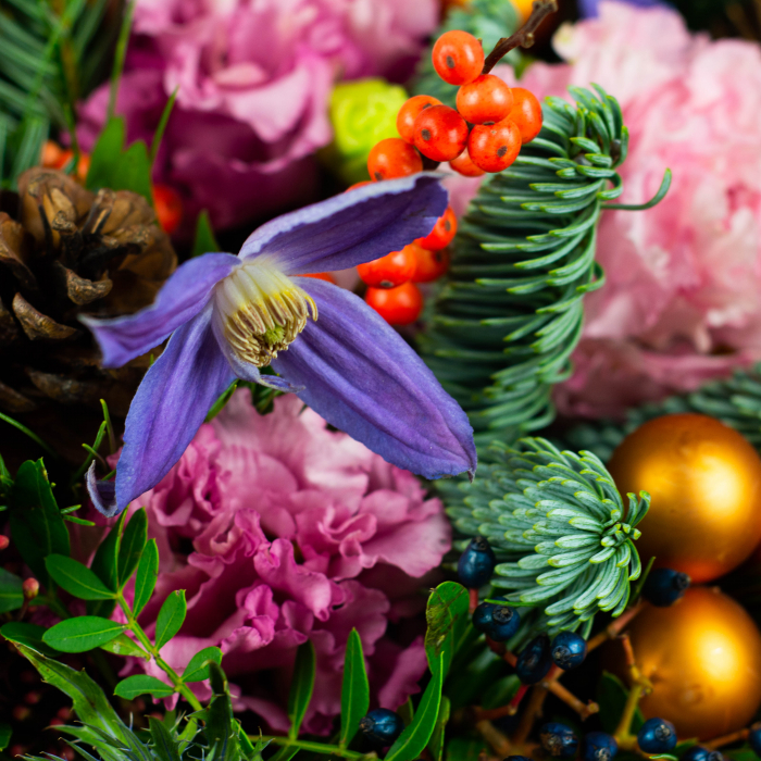 Buchet cu lisianthus roz [2]