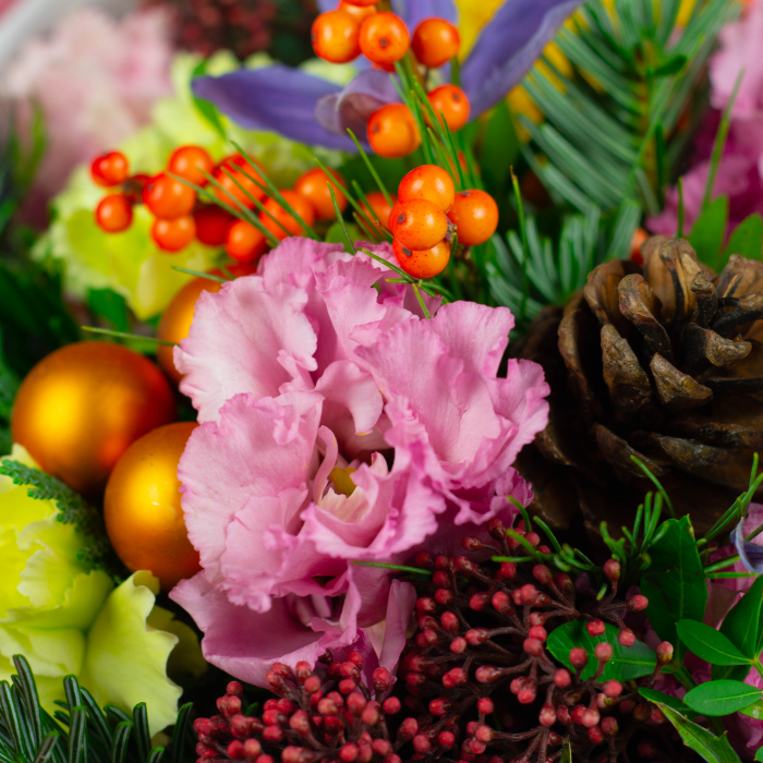 Buchet cu lisianthus roz [3]