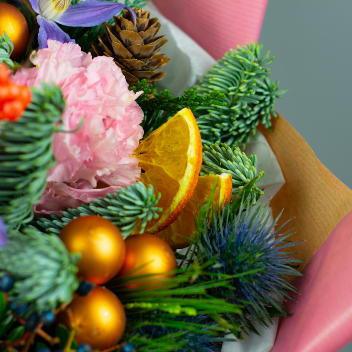 Buchet cu lisianthus roz [4]