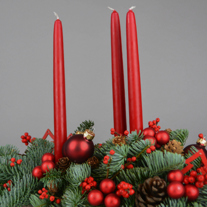 Aranjament de masa rosu elegant [2]