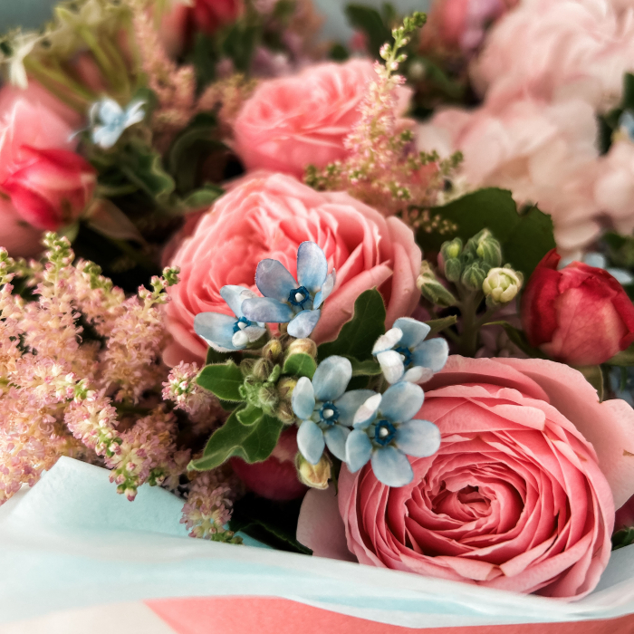Buchet flori roz [3]