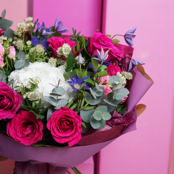 Buchet cu trandafiri roz [2]