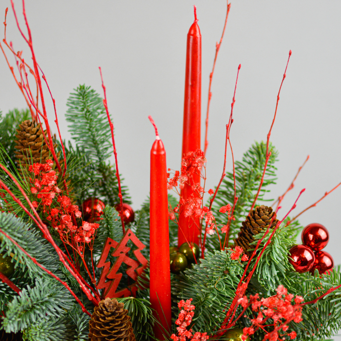 Aranjament cu brad pentru Craciun [2]