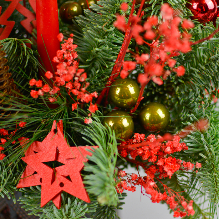 Aranjament cu brad pentru Craciun [4]