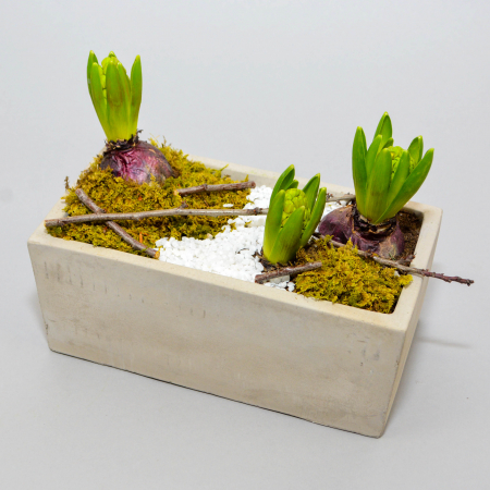 Aranjament de primavara cu zambile