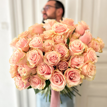 Paste - Buchet trandafiri roz