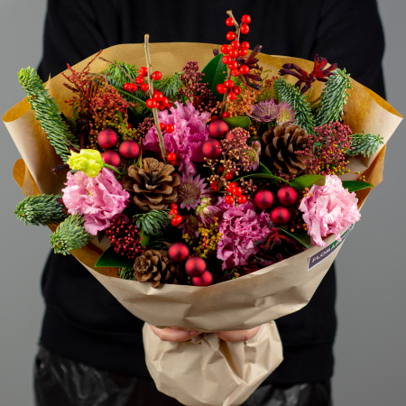 Flori ocazii speciale - Buchet de Craciun