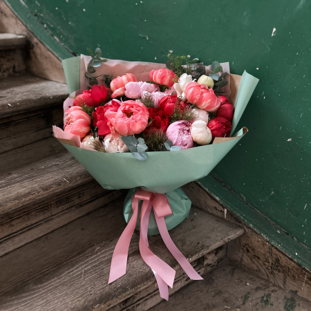 Buchete cu bujori - Buchet cu bujori