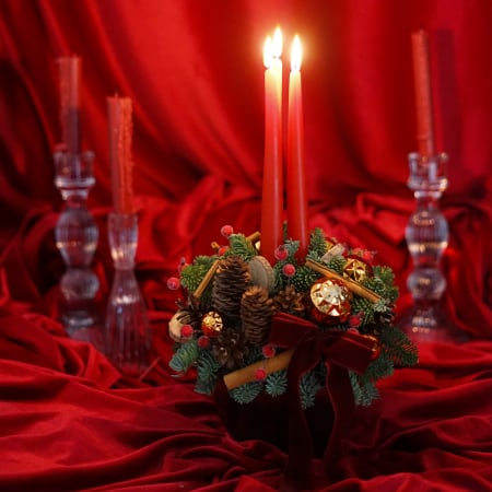 Cadouri de Craciun - Aranjament masa de Craciun