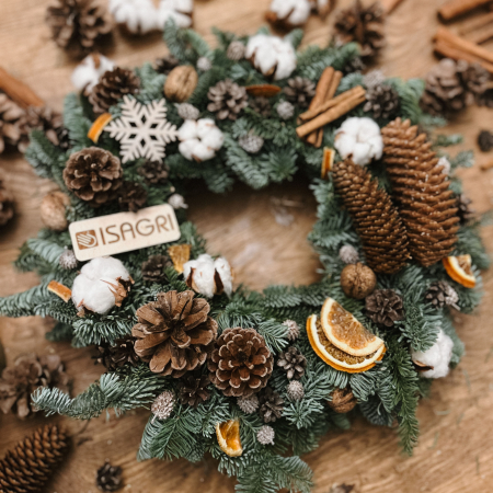 Coronita de Craciun cu logo firma [2]