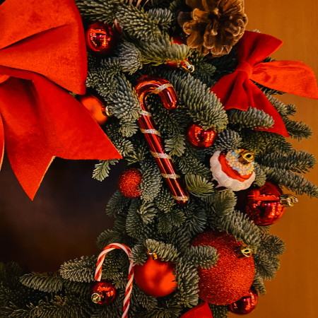 Coronita de Craciun cu rosu [2]