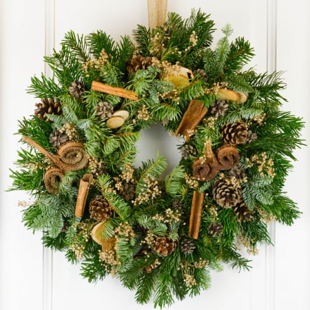 Coronite de Craciun - Coronita de usa din brad natural