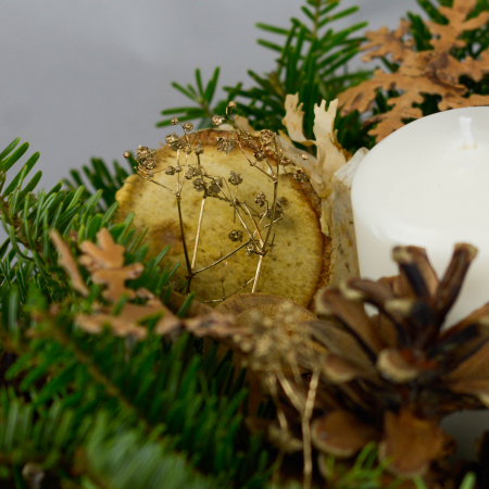 Coronita pentru masa de Craciun - 45cm [3]