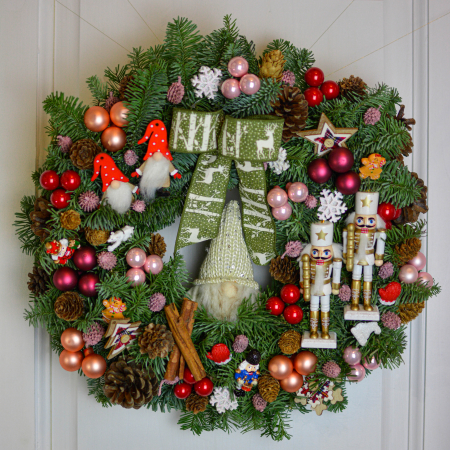 Coronite de Craciun - Coronita de Craciun colorata