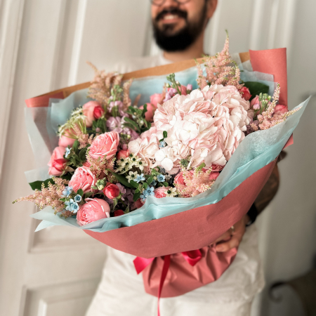 Paste - Buchet flori roz