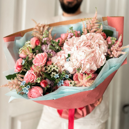Buchet flori roz [1]