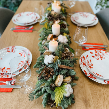 Cadouri si aranjamente de Craciun - Aranjament pentru masa de Craciun