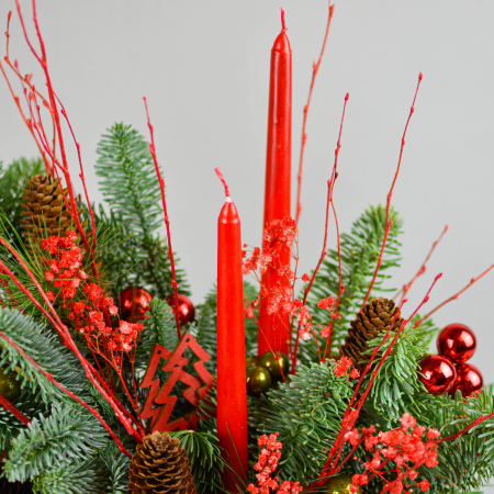 Aranjament cu brad pentru Craciun [1]