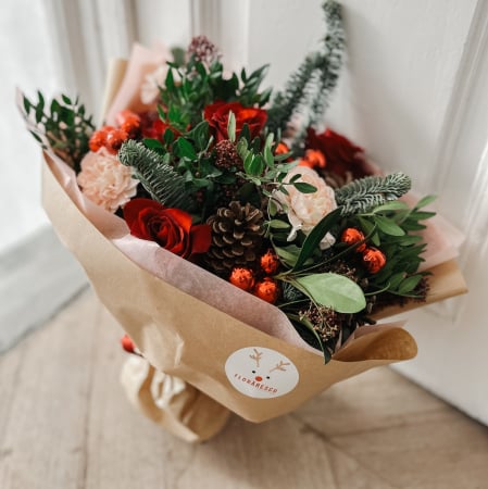 Flori ocazii speciale - Buchet cu trandafiri rosii