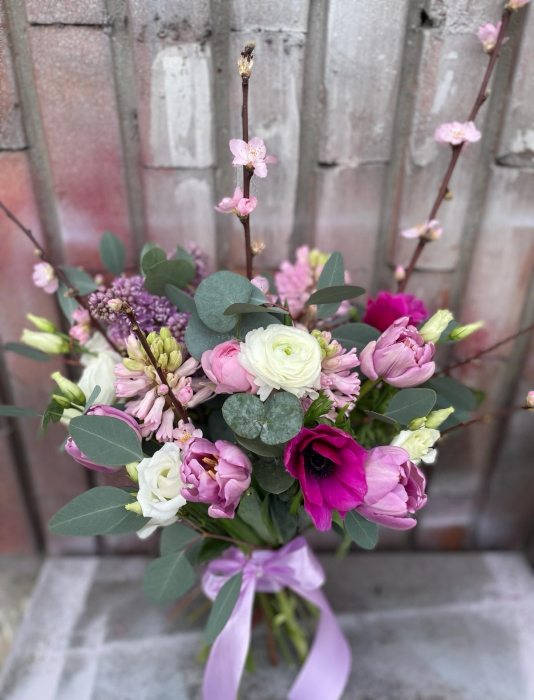 Buchet de primavara cu crengi decorative [2]