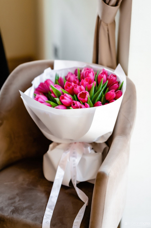 Buchet 37 de lalele roz [1]