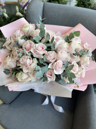 Buchet 33 trandafiri Pink M. [1]