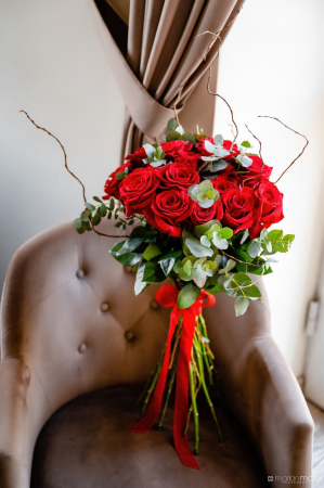 Valentines Day - Buchet 15 trandafiri roșii